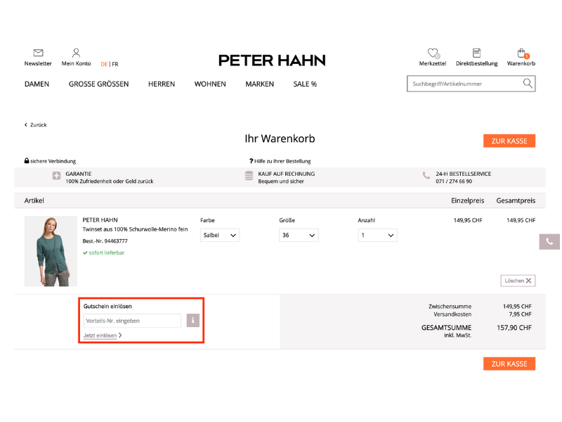 Peter Hahn Rabattcode