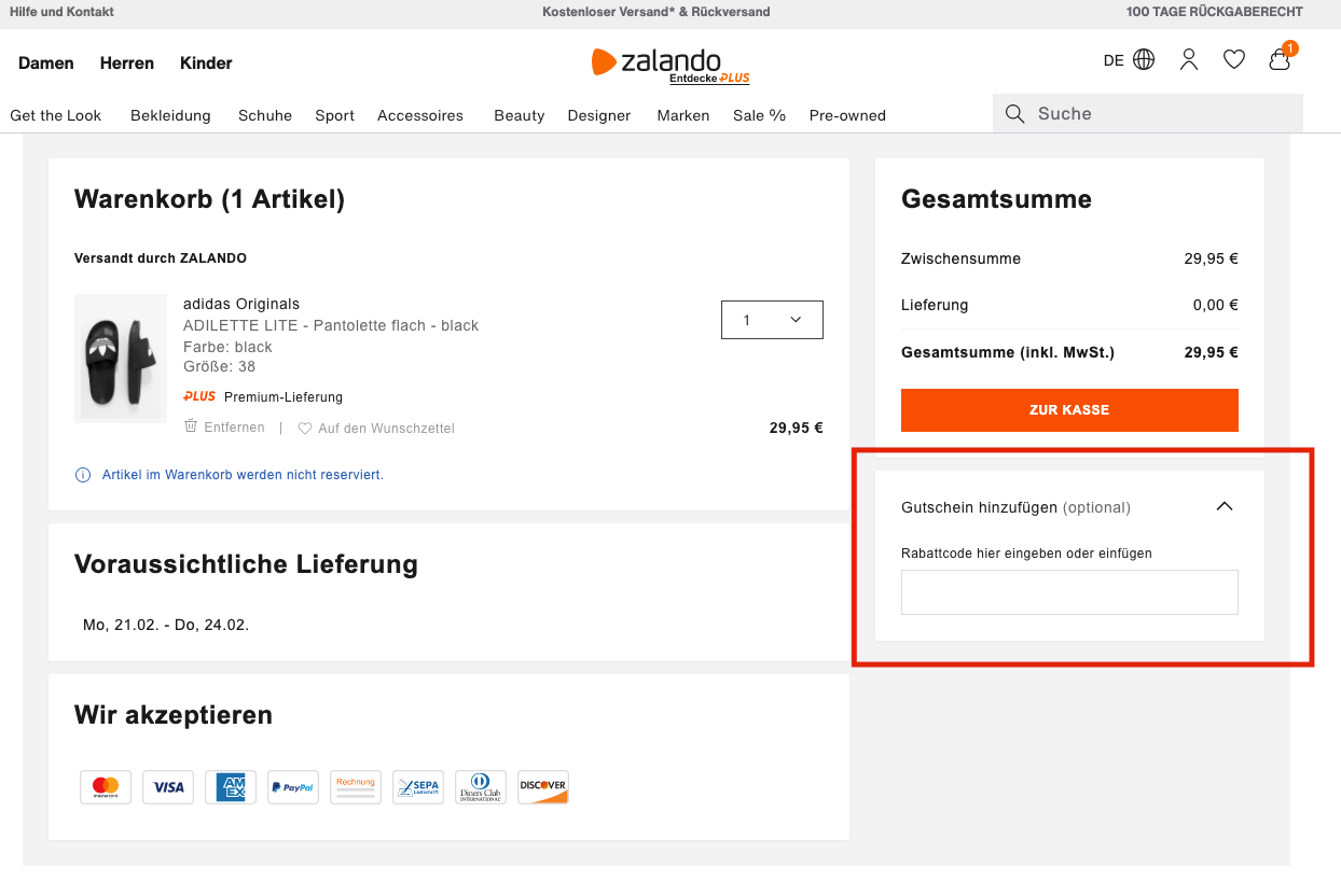 Zalando Rabattcode