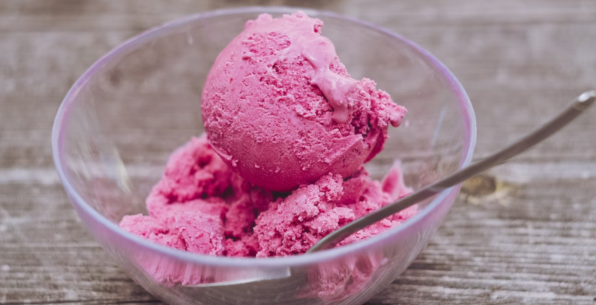hausgemachtes Eis
